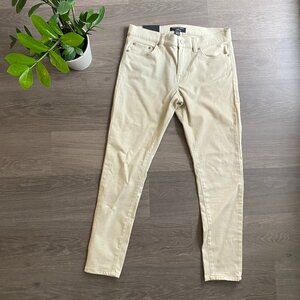NWT Banana Republic Tan Cropped Mid-Rise Skinny Pants